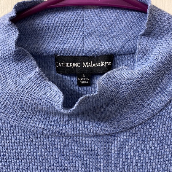 Catherine Malandrino women’s ribbed long sleeve size Sm. - Picture 3 of 4